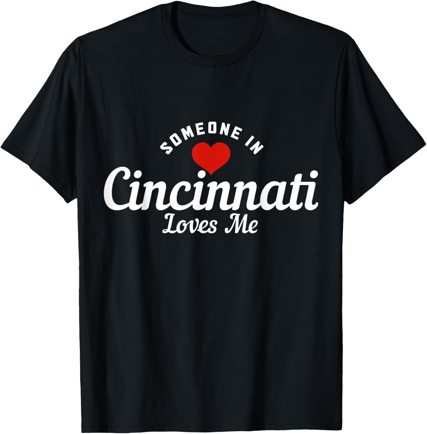 Someone in Cincinnati Ohio Loves Me Pride Vintage T-Shirt - T-Shirt | Black
