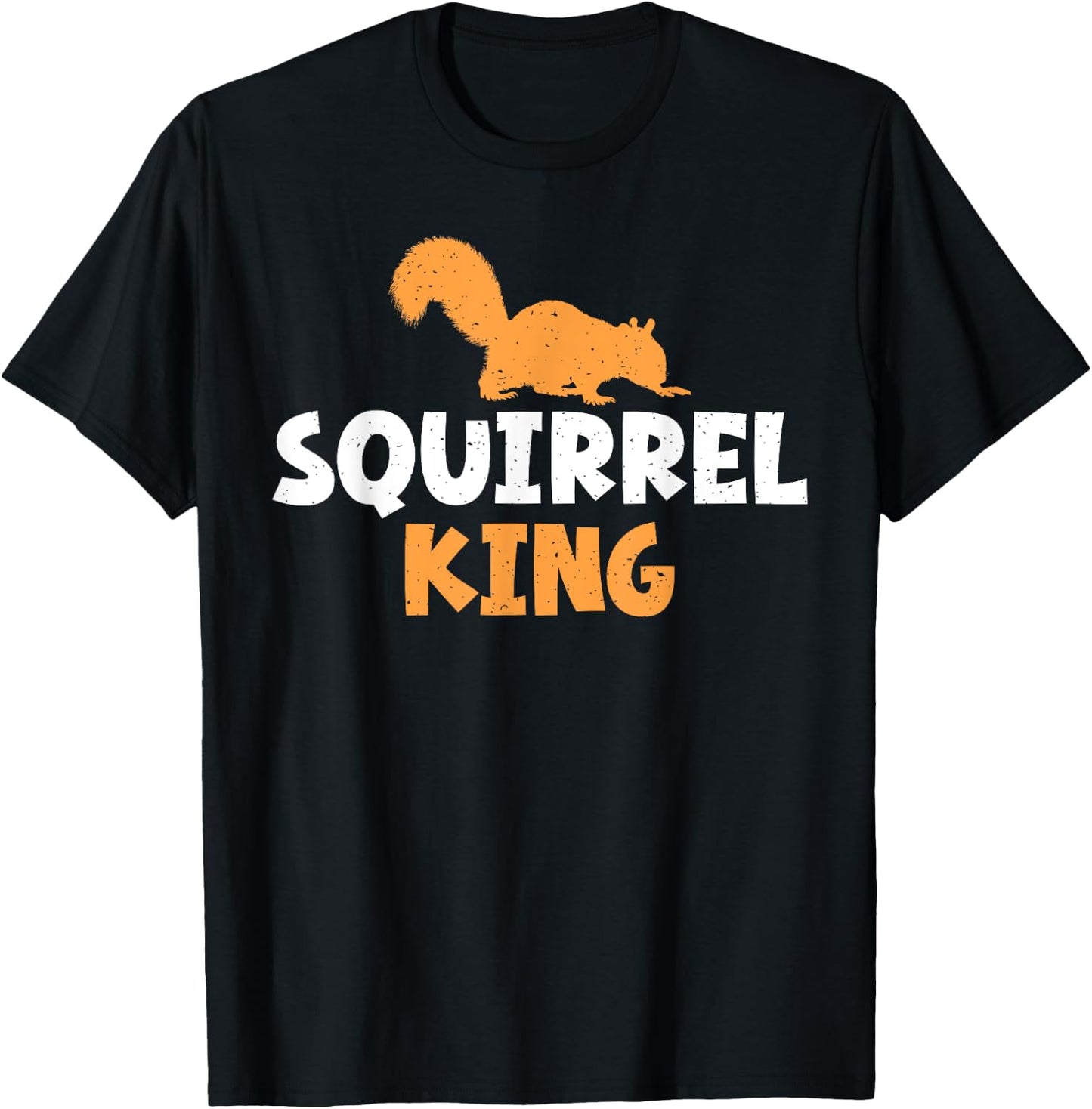 Squirrel King Squirrel T-Shirt - T-Shirt | Black