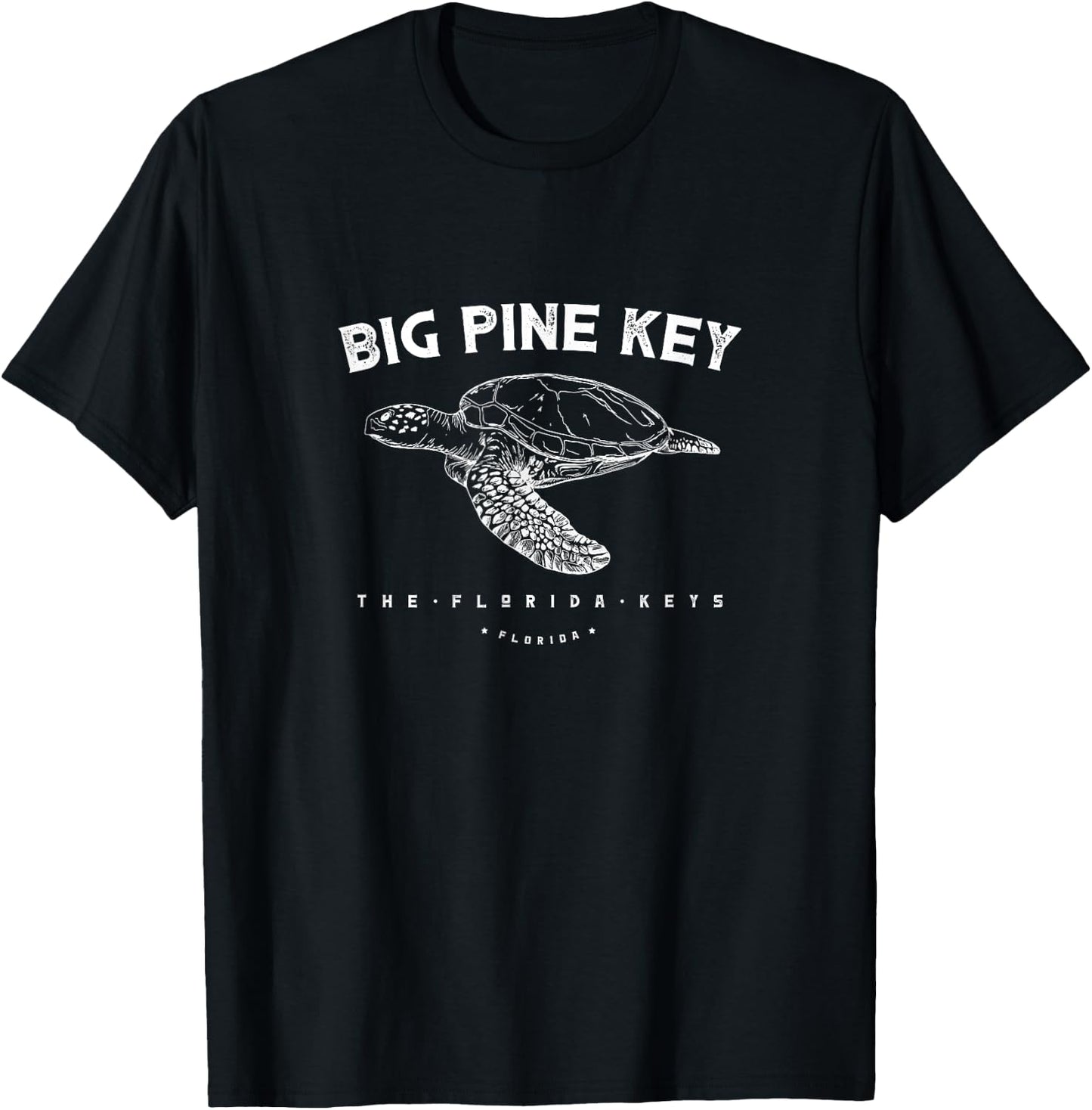 Big Pine Key FL Keys Scuba Fishing Diving T-Shirt - T-Shirt | Black