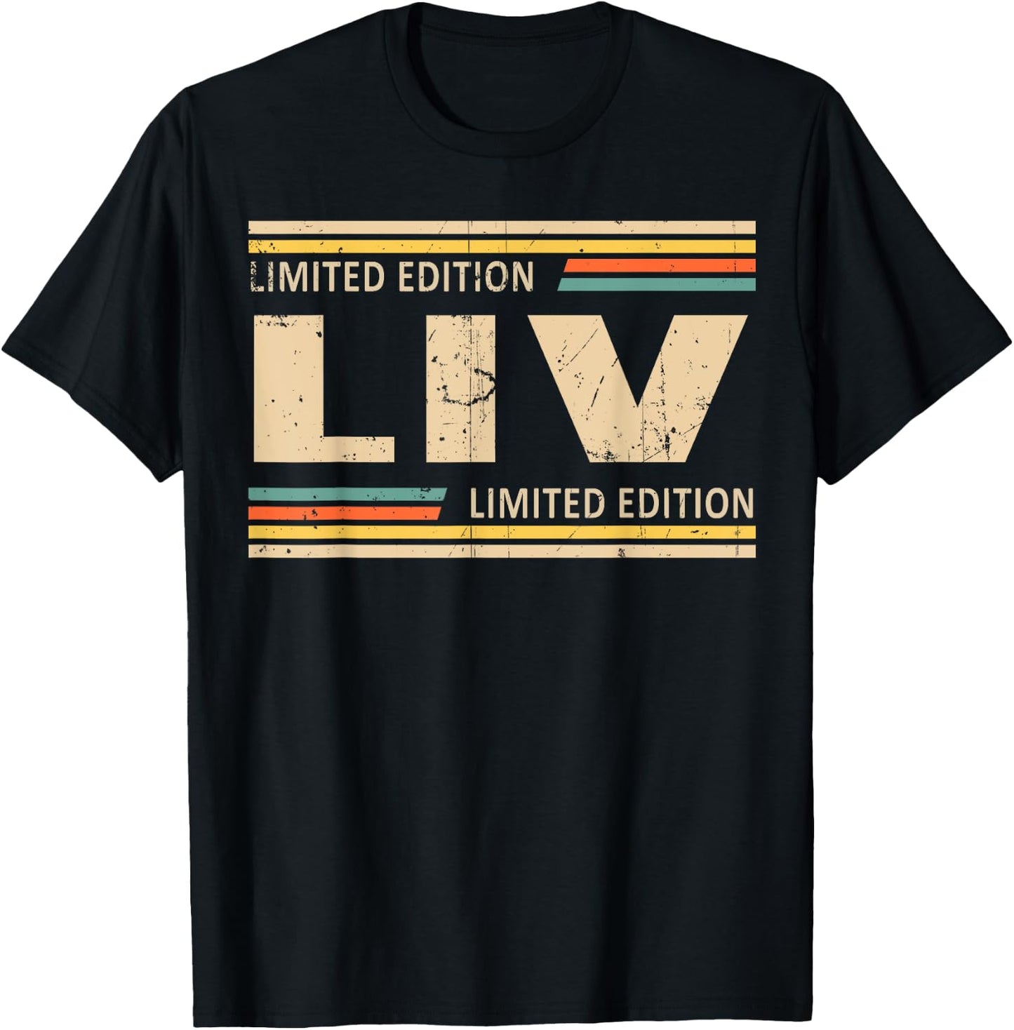 LIV Limited Edition Shirt LIV Name Personalized T-Shirt - T-Shirt | Black