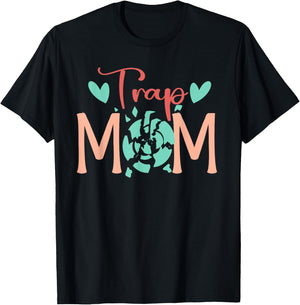 Trap Mom Trap Shooting Mom Trap Shooting Mother T-Shirt - T-Shirt | Black