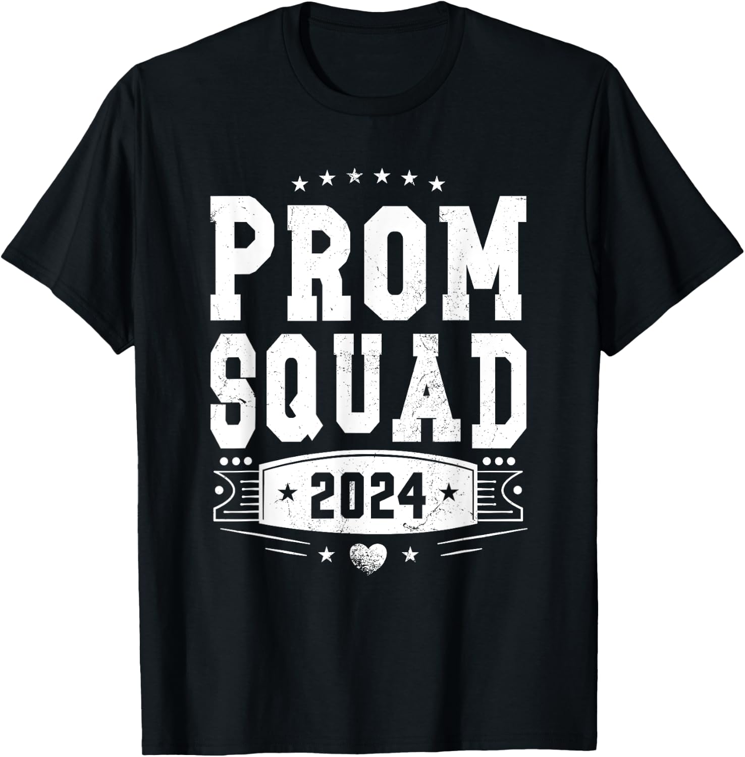 Prom Squad 2024 Graduate Prom Class of 2024 T-Shirt - T-Shirt | Black