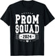 Prom Squad 2024 Graduate Prom Class of 2024 T-Shirt - T-Shirt | Black