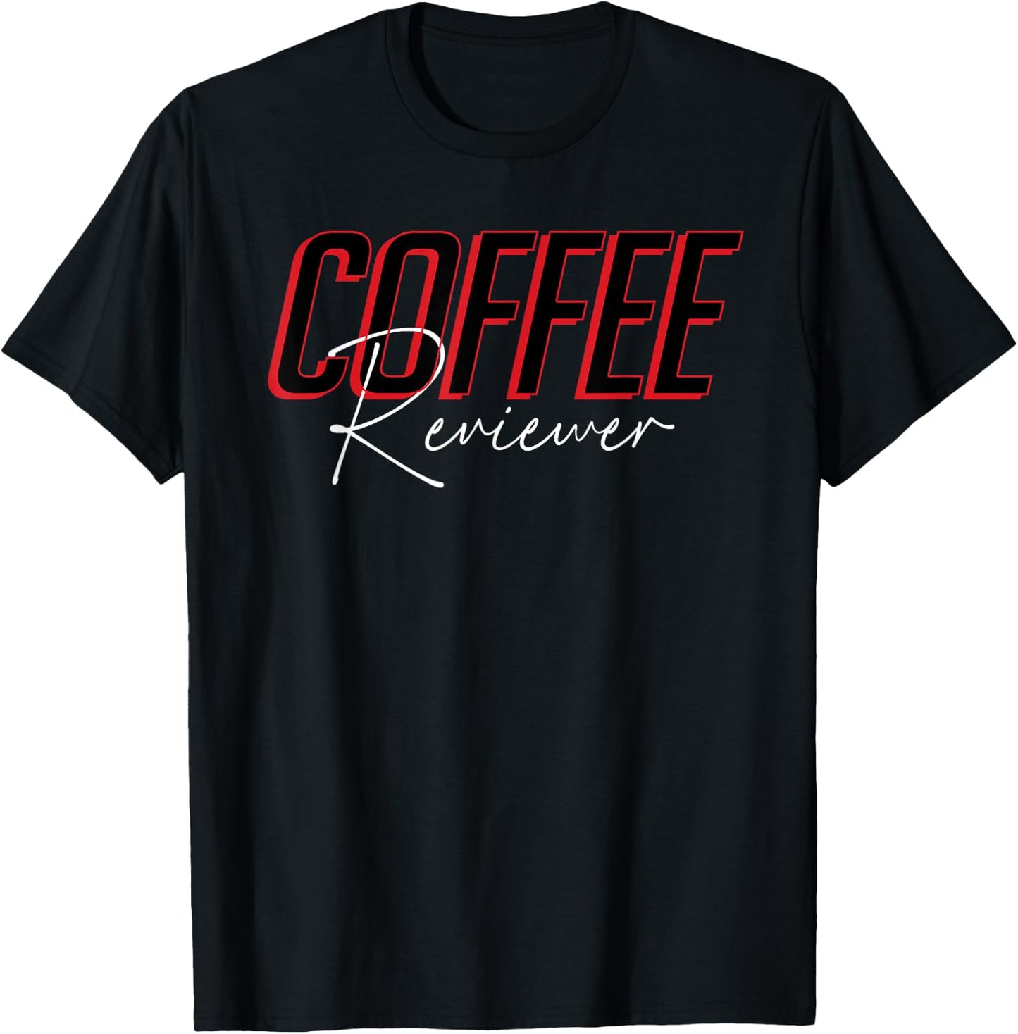 Coffee Reviewer Barista Enthusiast Design T-Shirt - T-Shirt | Black