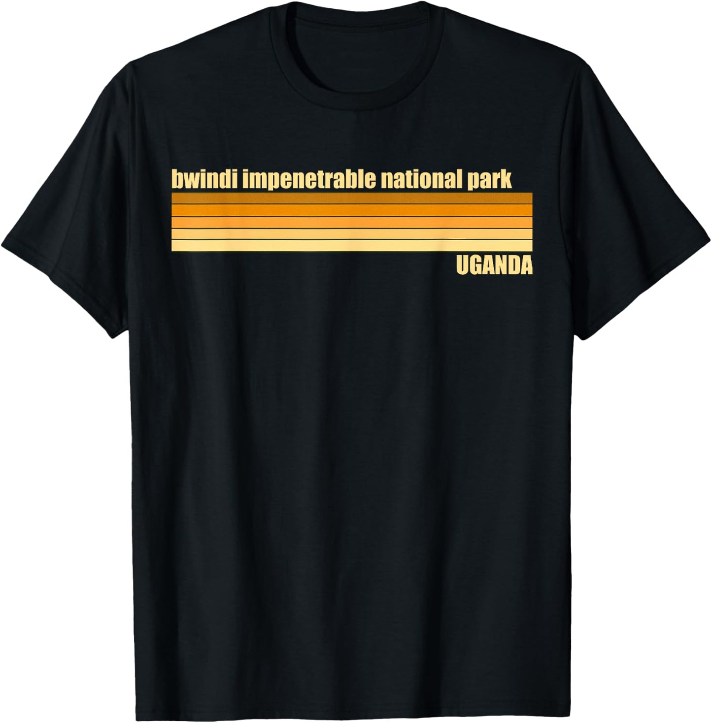 Bwindi Impenetrable National Park T-Shirt - T-Shirt | Black