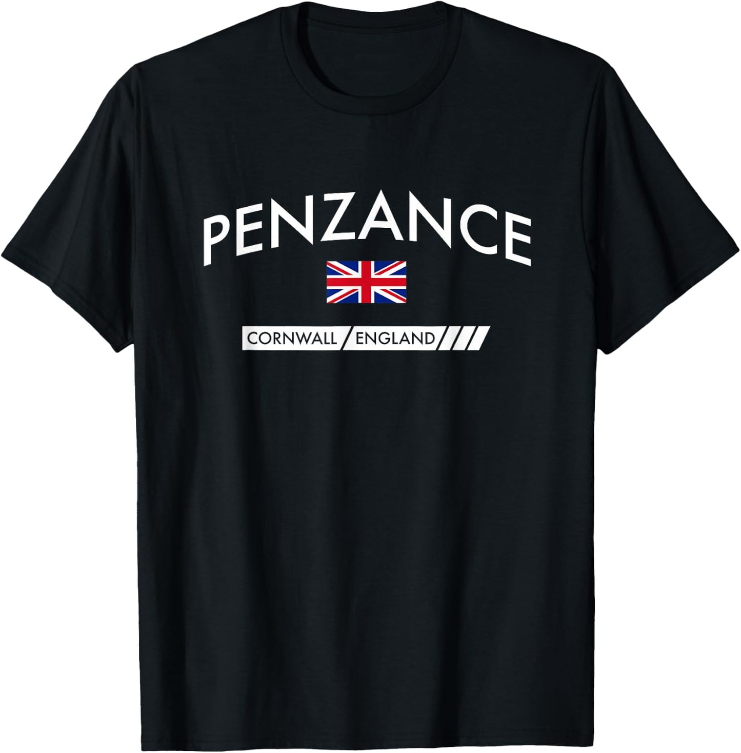 Penzance, Cornwall, England, United Kingdom, UK T-Shirt - T-Shirt | Black