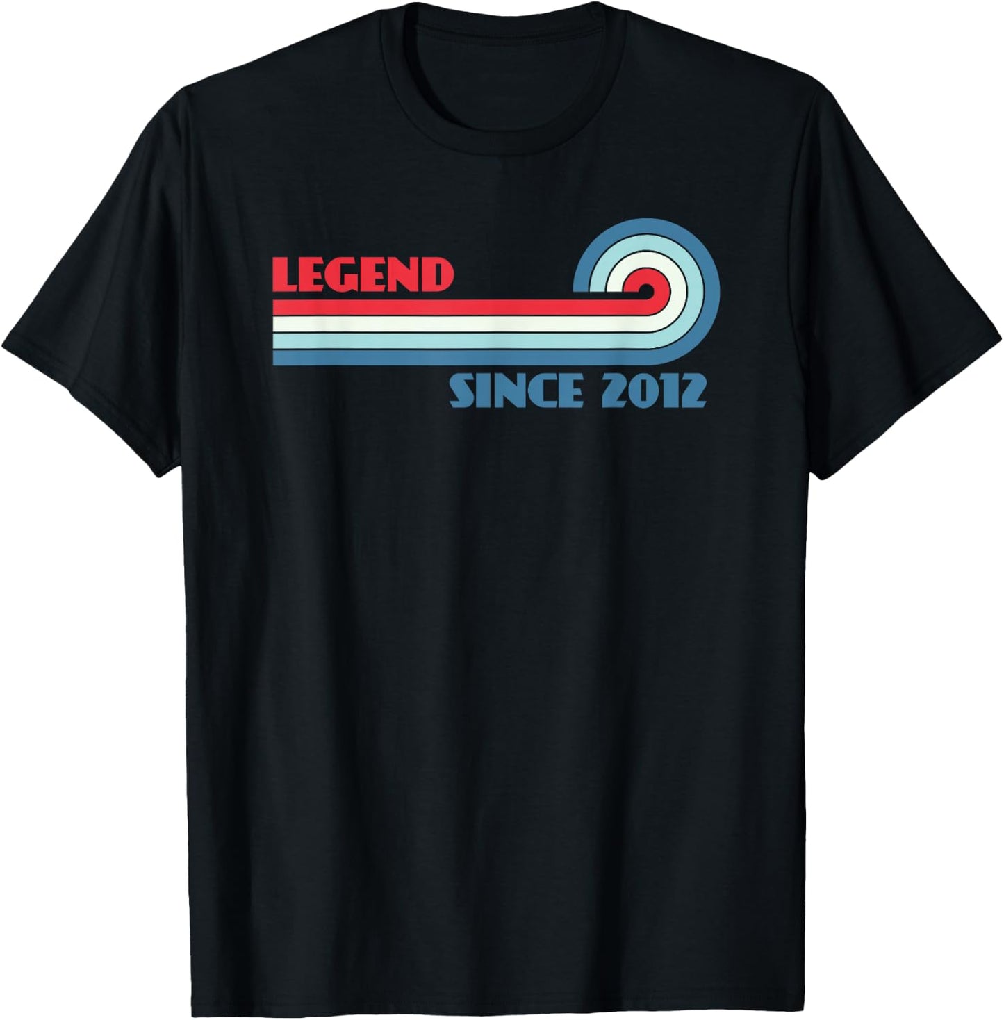 Legend Since 2012 T-Shirt - T-Shirt | Black