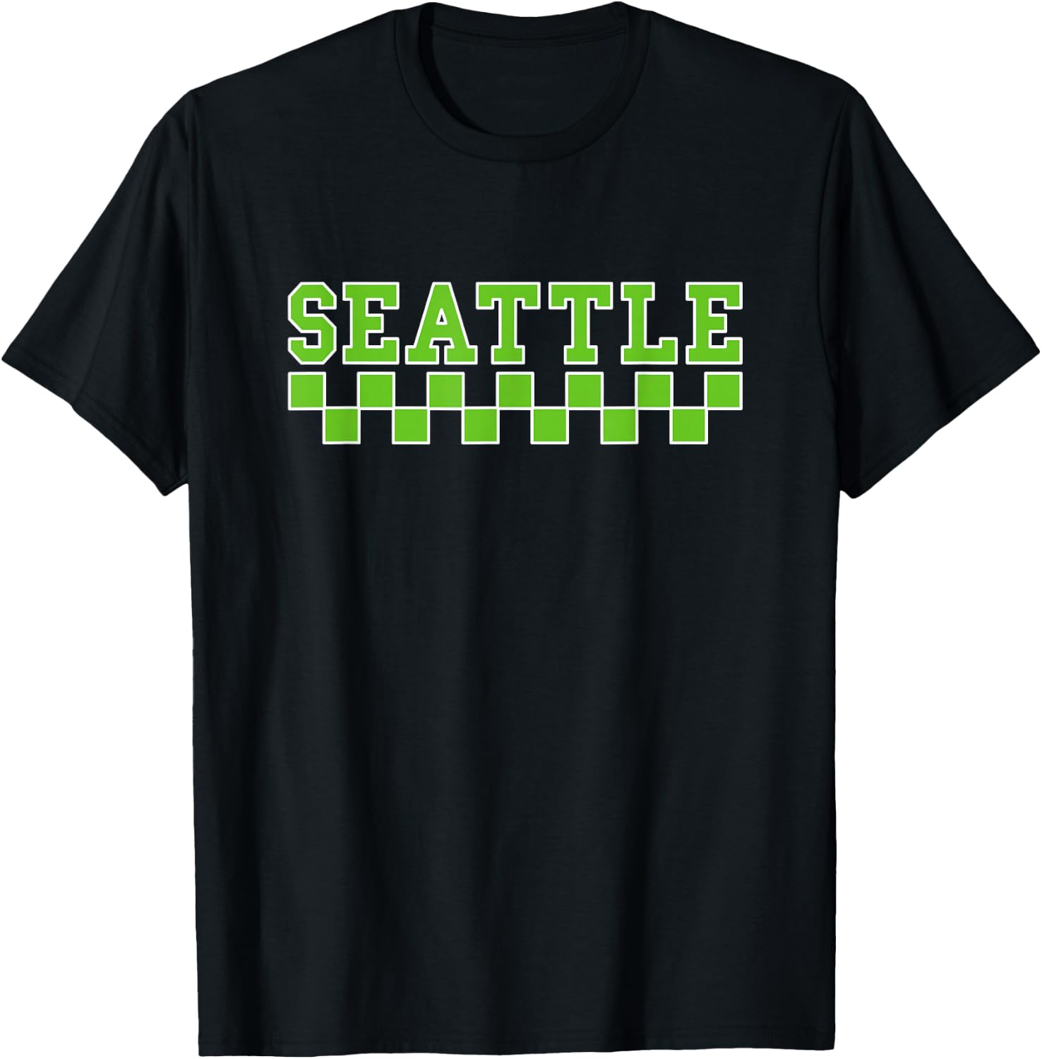 SEATTLE - Throwback Design - Classic T-Shirt - T-Shirt | Black