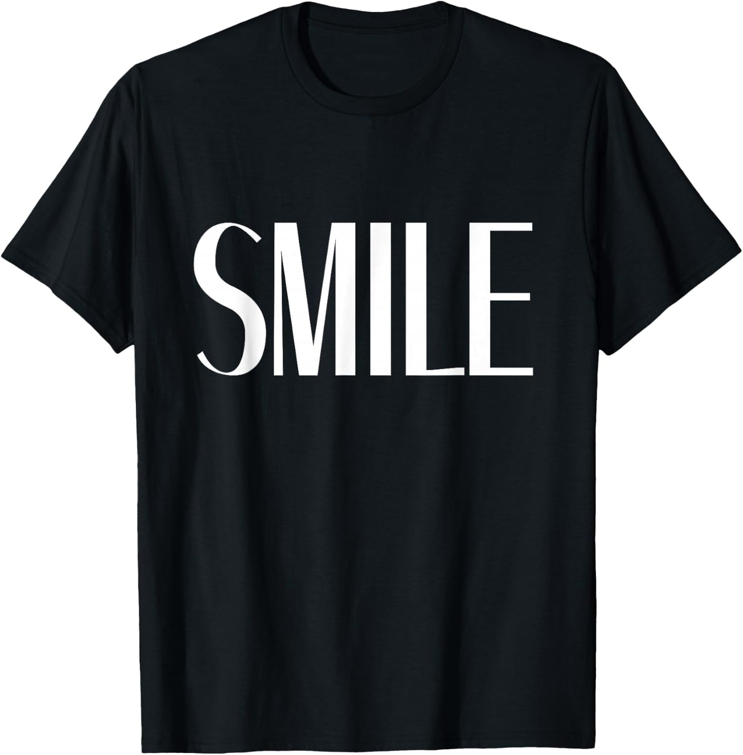 Shirt That Says Smile T-Shirt - T-Shirt | Black