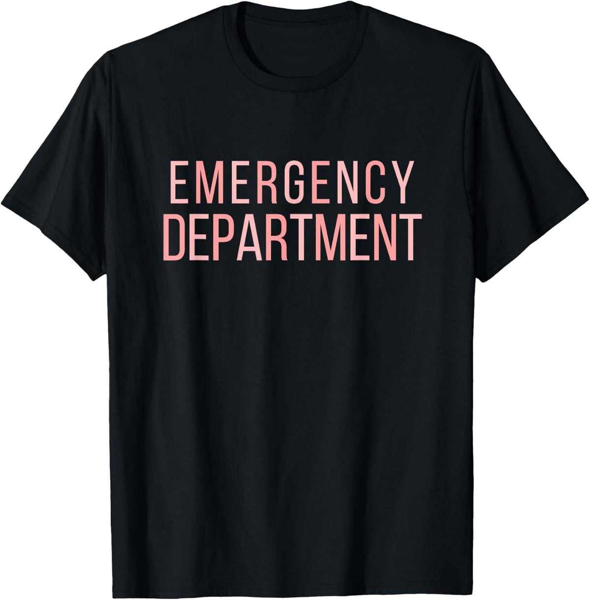 Emergency Department ER Tech Emergency Room Nurse T-Shirt - T-Shirt | Black