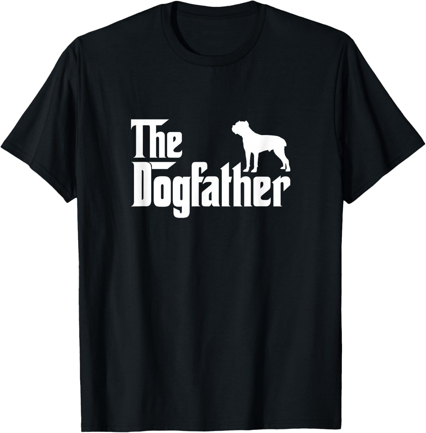 Cane Corso The DogFather Dog Papa Dad T-Shirt - T-Shirt | Black