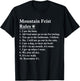 Funny Mountain Feist Dog Rules Men Women Kids T-Shirt - T-Shirt | Black