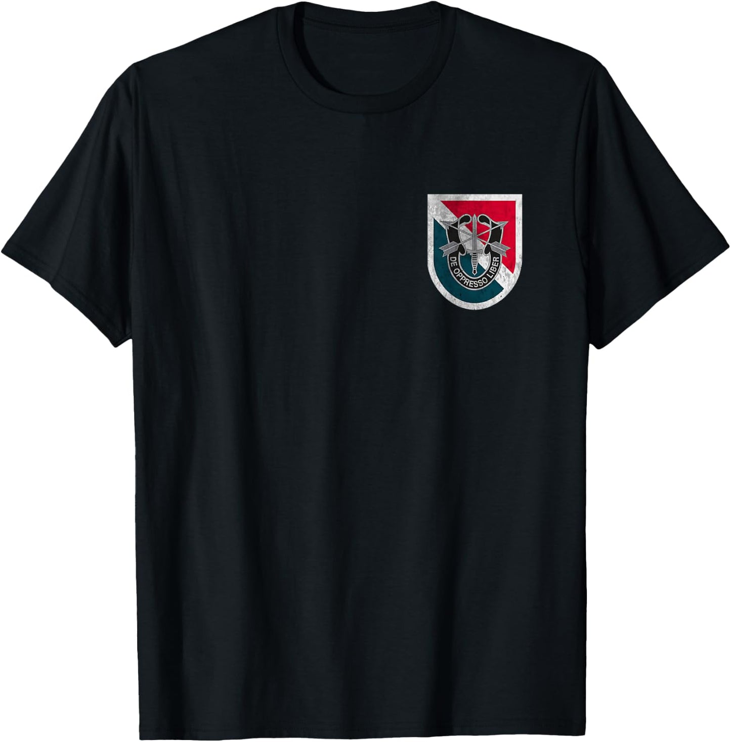 11th Special Forces Group SFG Logo Military Veteran Xmas T-Shirt - T-Shirt | Black