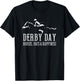 Derby Day Horse Silks and Hats Jockey Kentucky Horse Racing T-Shirt - T-Shirt | Black