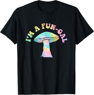I'm A Fun-gal Hippie Design T-Shirt - T-Shirt | Black