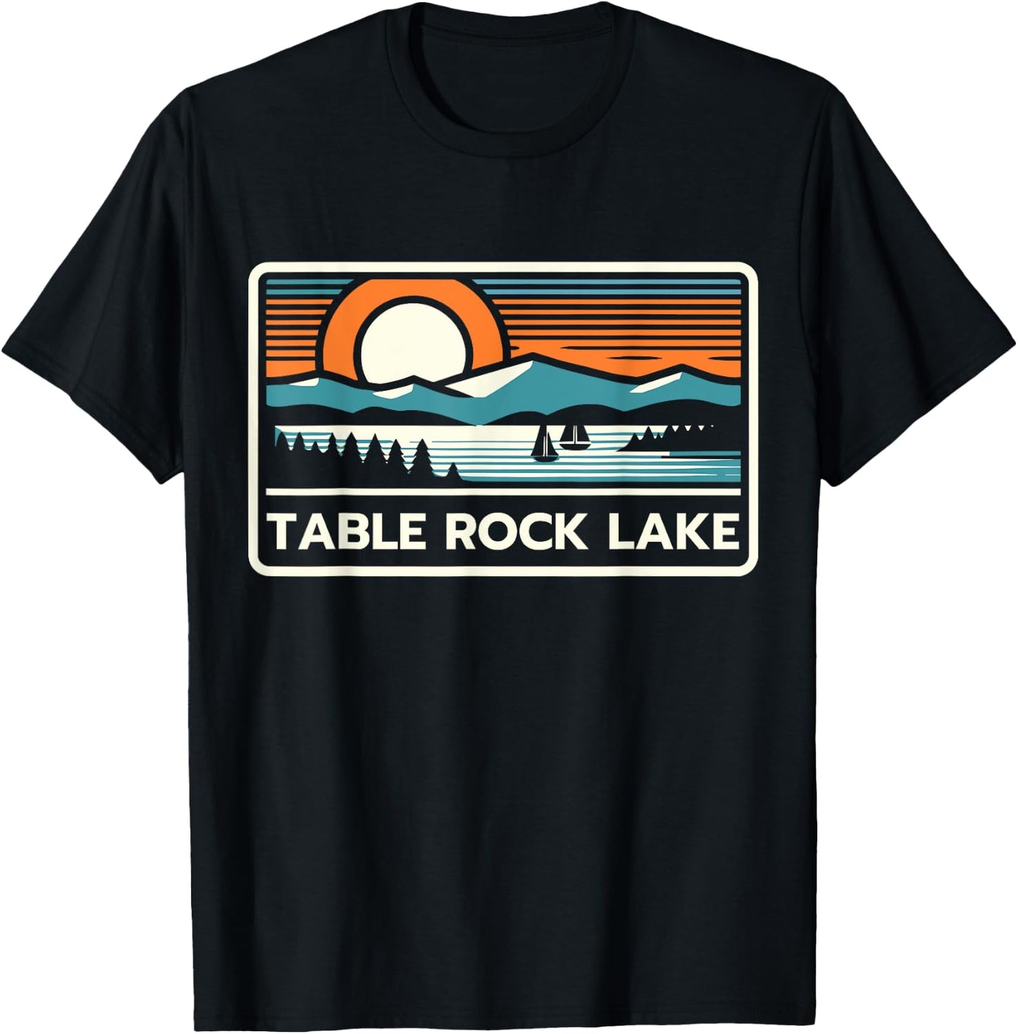 Table Rock Lake Missouri, Table Rock Lake T-Shirt - T-Shirt | Black