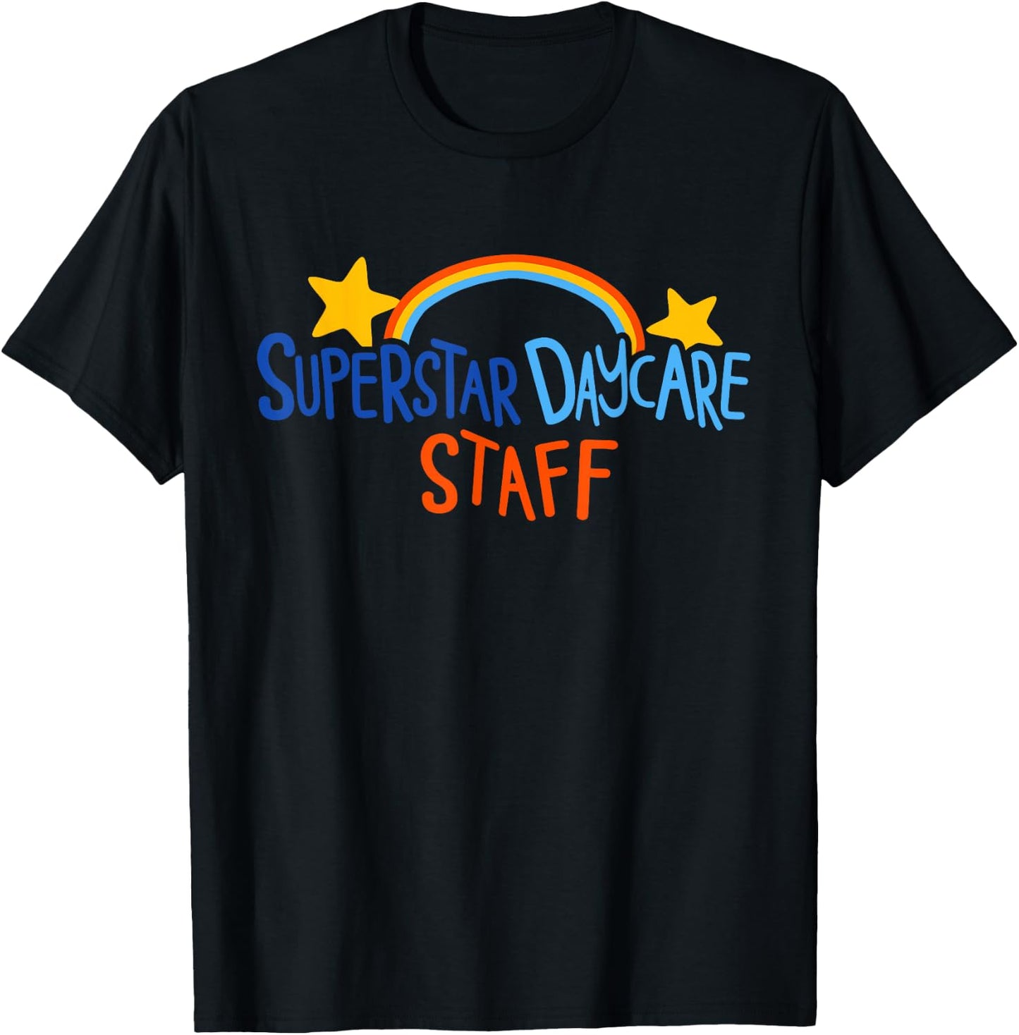 Superstar Daycare Staff Trendy Apparel T-Shirt - T-Shirt | Black