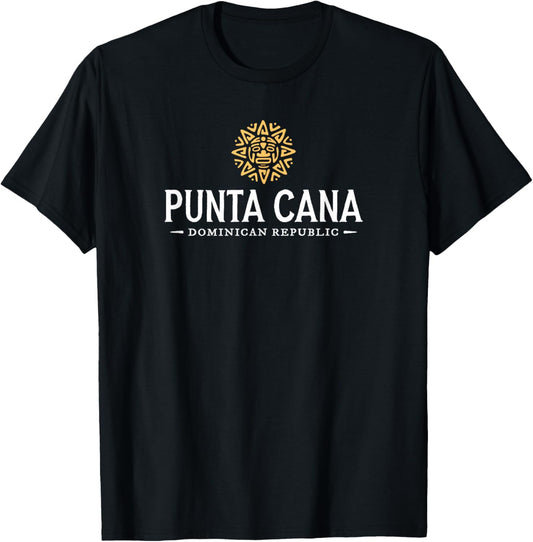 Punta Cana Dominican Republic Vintage Sun Beach Souvenir T-Shirt - T-Shirt | Black