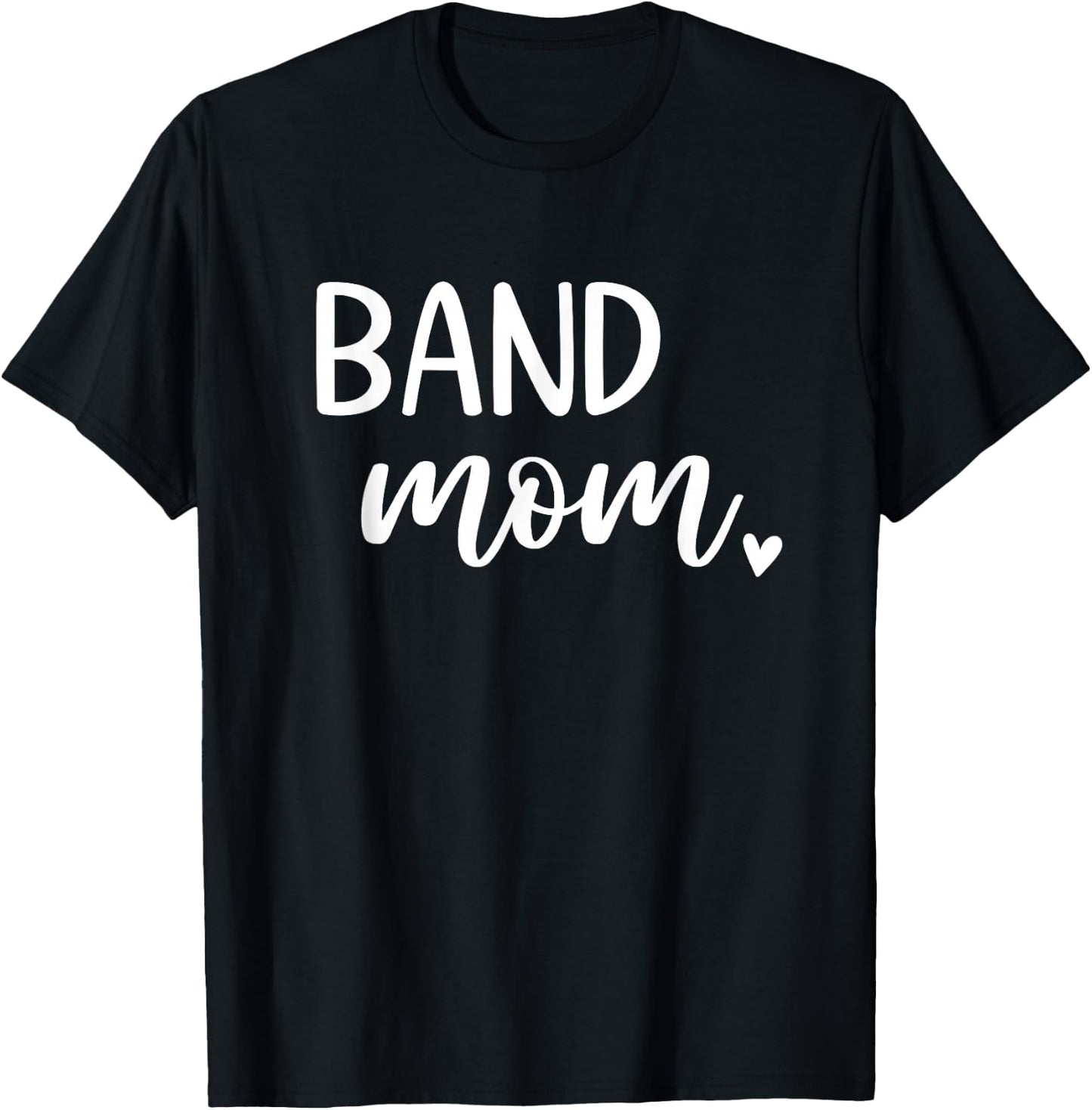 Band Mom Cute Marching Band T-Shirt - T-Shirt | Black