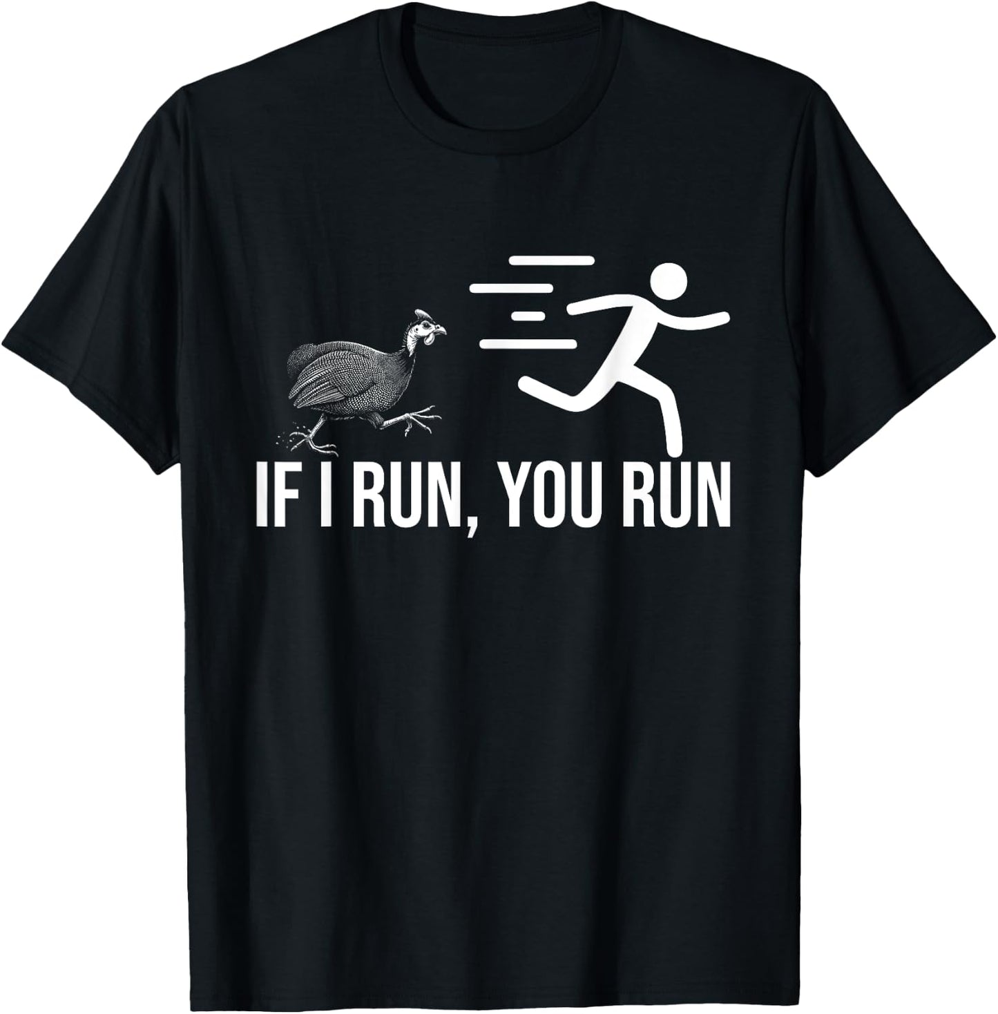 Guinea Hen Guinea Fowl T-Shirt - T-Shirt | Black