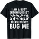 Cool Entomology Art Men Women Entomologist Insect Lady Bug T-Shirt - T-Shirt | Black