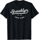 Classic Vintage Retro Brooklyn New York NYC USA Novelty T-Shirt - T-Shirt | Black