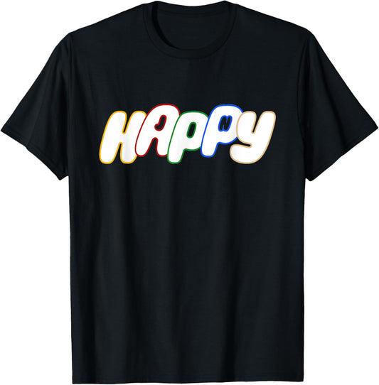 Super Tuna Jin Happy Wootteo Cute K-pop T-Shirt - T-Shirt | Black