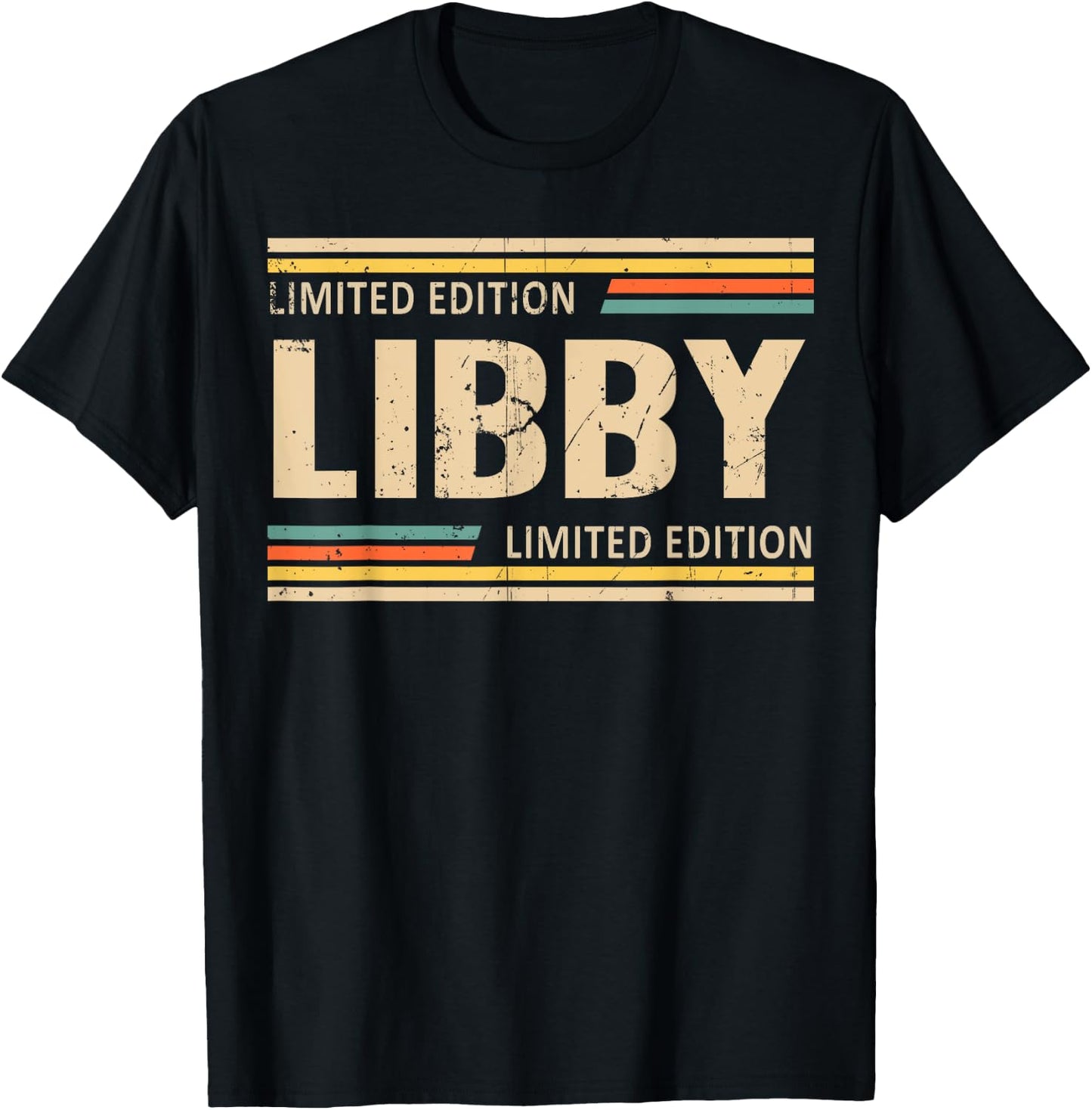 LIBBY Limited Edition Shirt LIBBY Name Personalized T-Shirt - T-Shirt | Black
