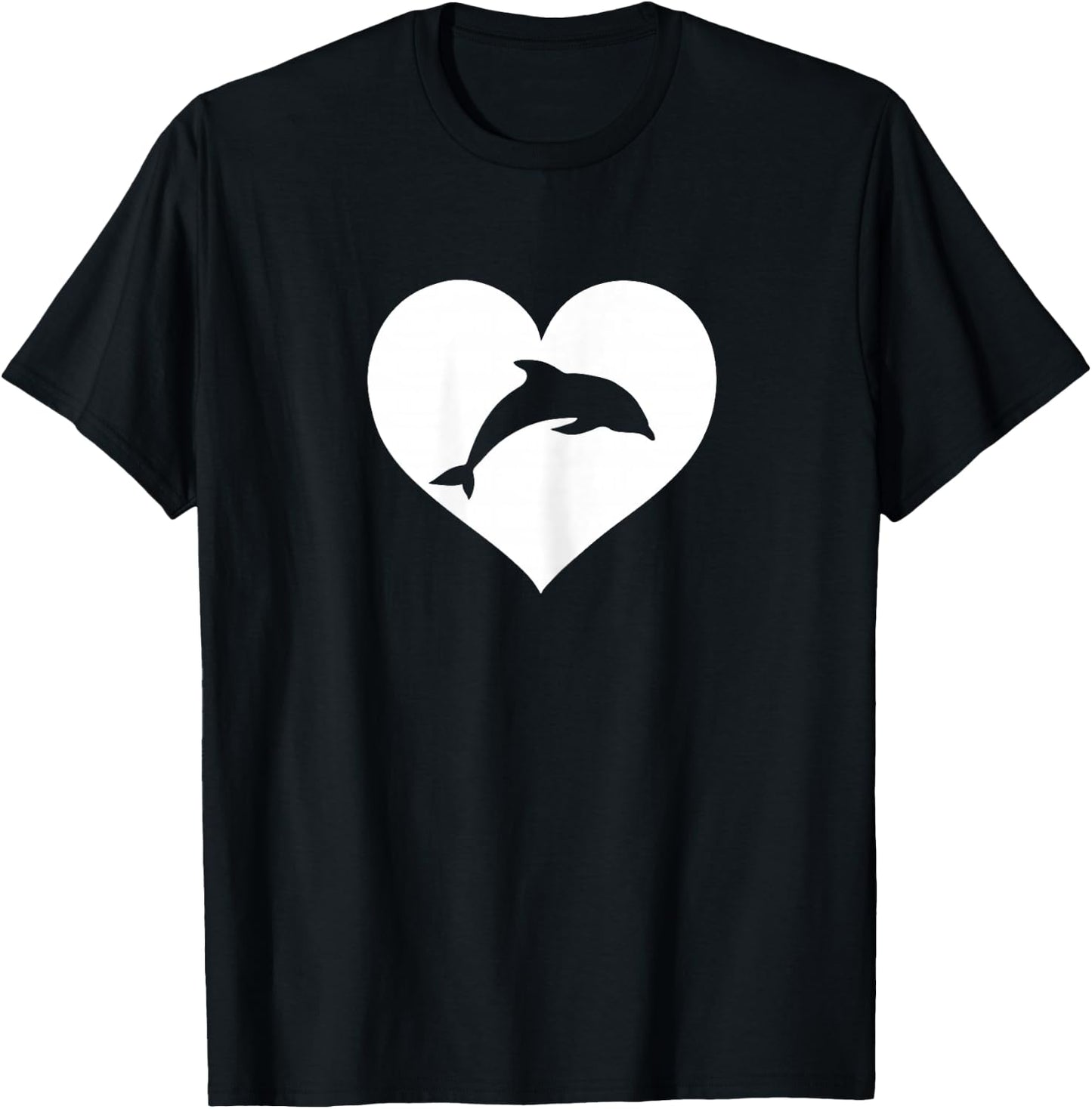Purple or Blue dolphin shirt T-Shirt - T-Shirt | Black