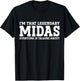 Midas Personal Name First Name Funny Midas T-Shirt - T-Shirt | Black
