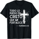 Filipenses 4:13 4 13, with Bible Verses in Spanish Christian T-Shirt - T-Shirt | Black