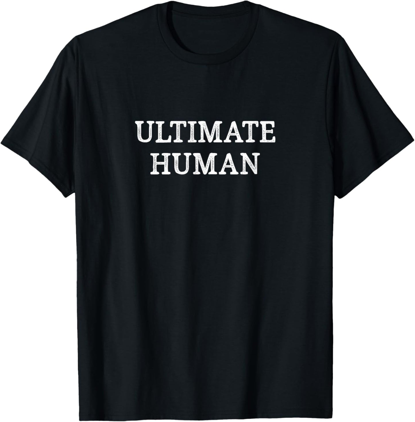 Ultimate Human - Vintage Style T-Shirt - T-Shirt | Black