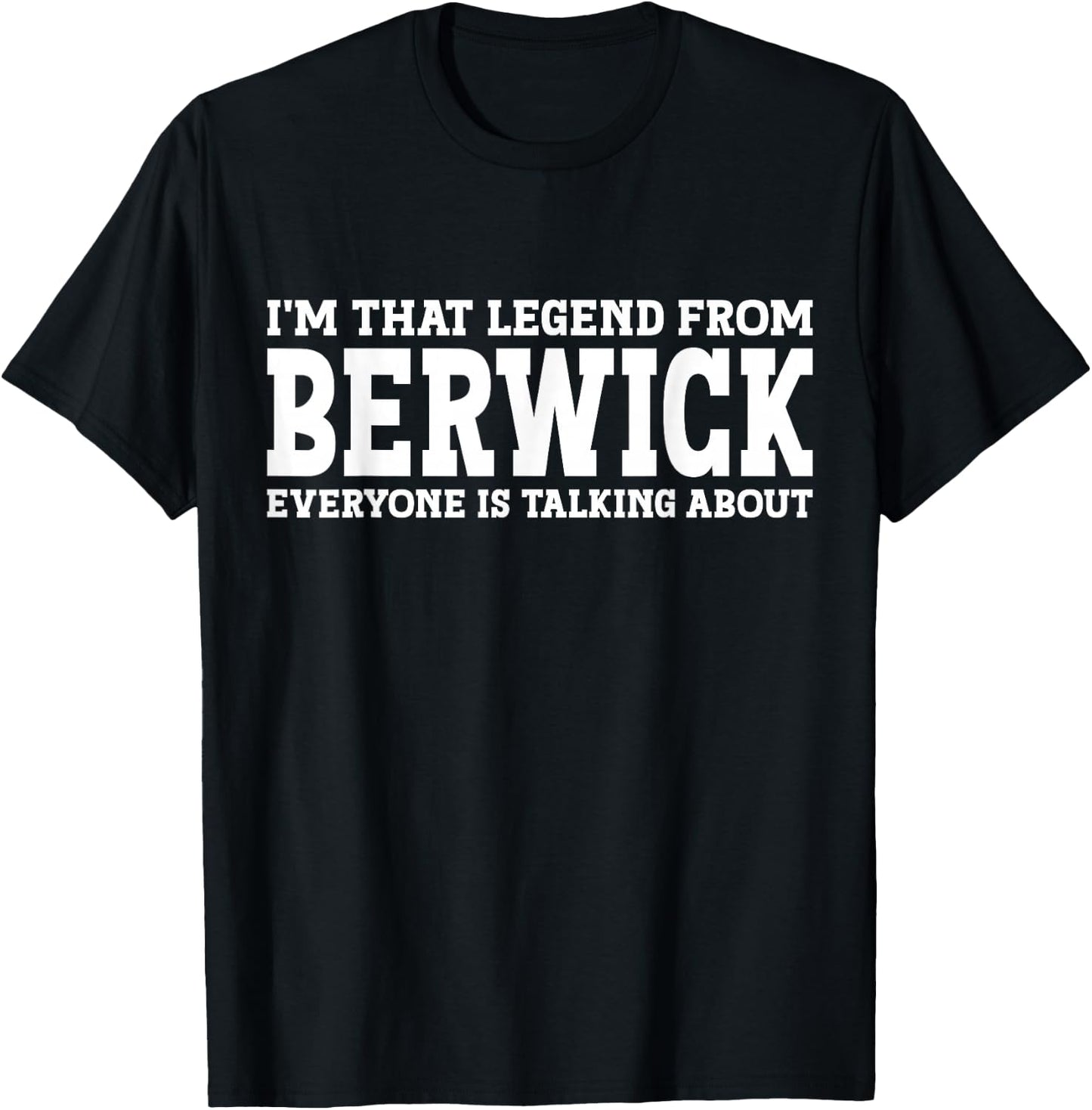 Berwick Hometown PA Pennsylvania Home Roots City Berwick T-Shirt - T-Shirt | Black