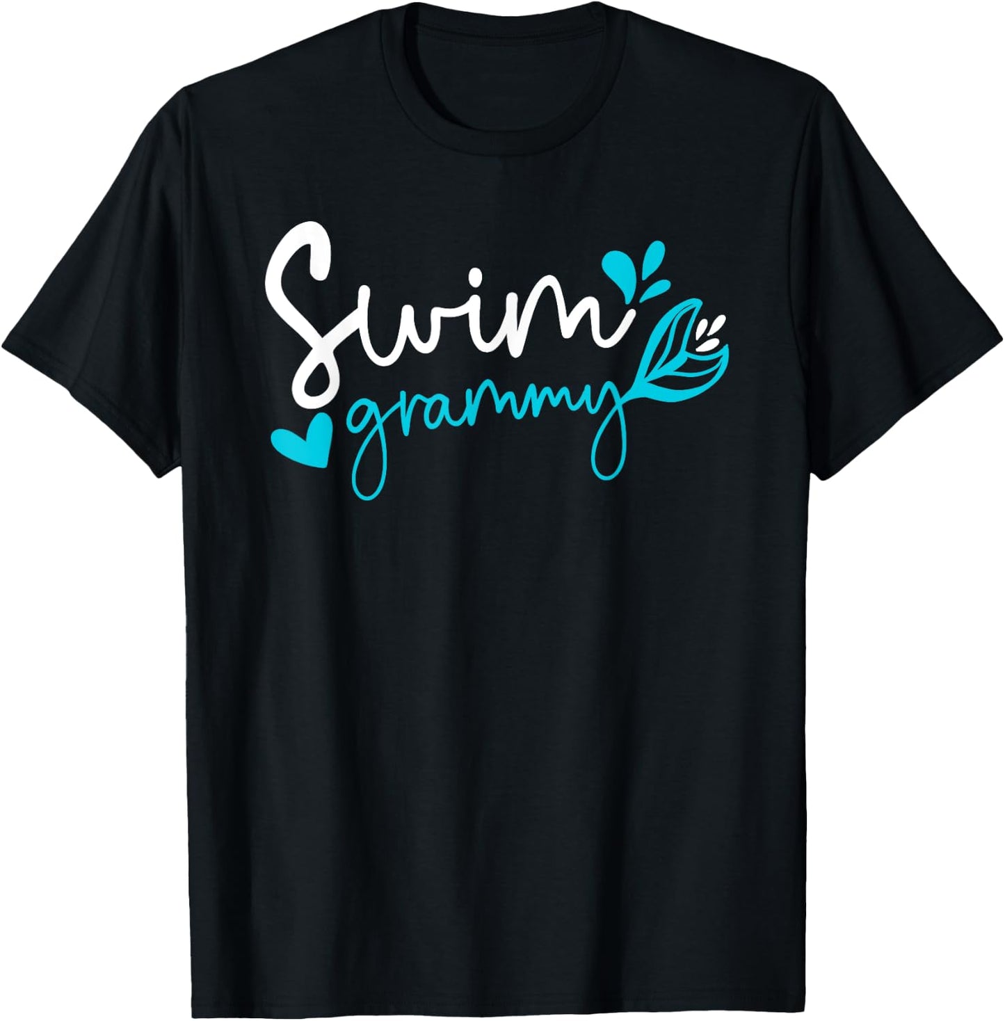 Swim Grammy Swimming Grammy Of A Swimmer Grammy T-Shirt - T-Shirt | Black