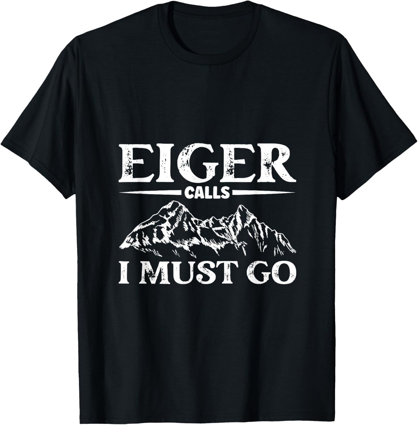 Mountain calling - Eiger T-Shirt - T-Shirt | Black