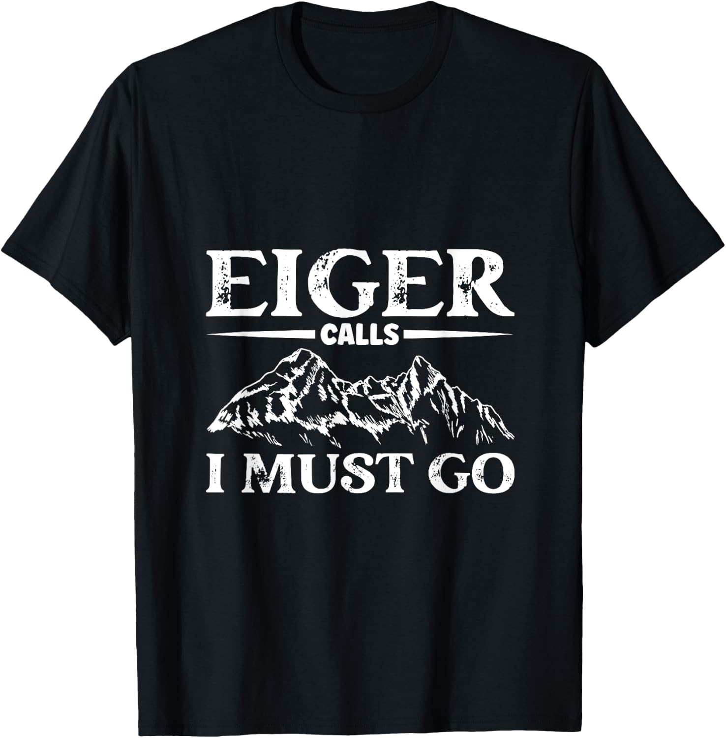 Mountain calling - Eiger T-Shirt - T-Shirt | Black
