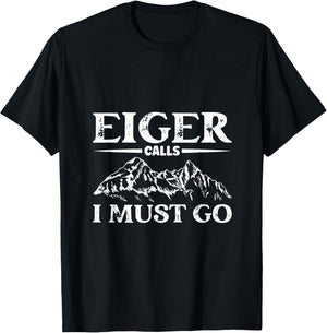 Mountain calling - Eiger T-Shirt - T-Shirt | Black
