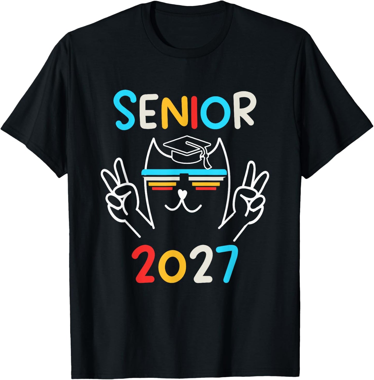 Class Of 2027 T-Shirt - T-Shirt | Black