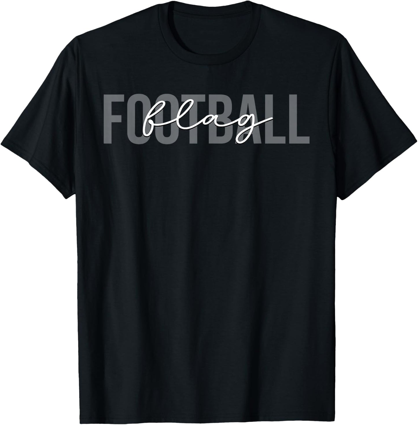 Flag Football Coach Team Trainer T-Shirt - T-Shirt | Black