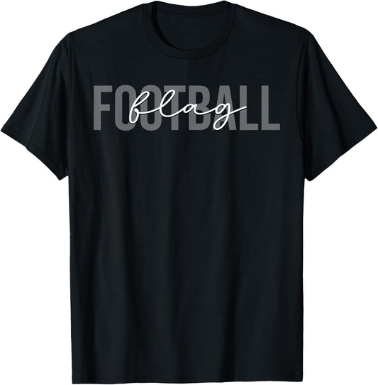 Flag Football Coach Team Trainer T-Shirt - T-Shirt | Black