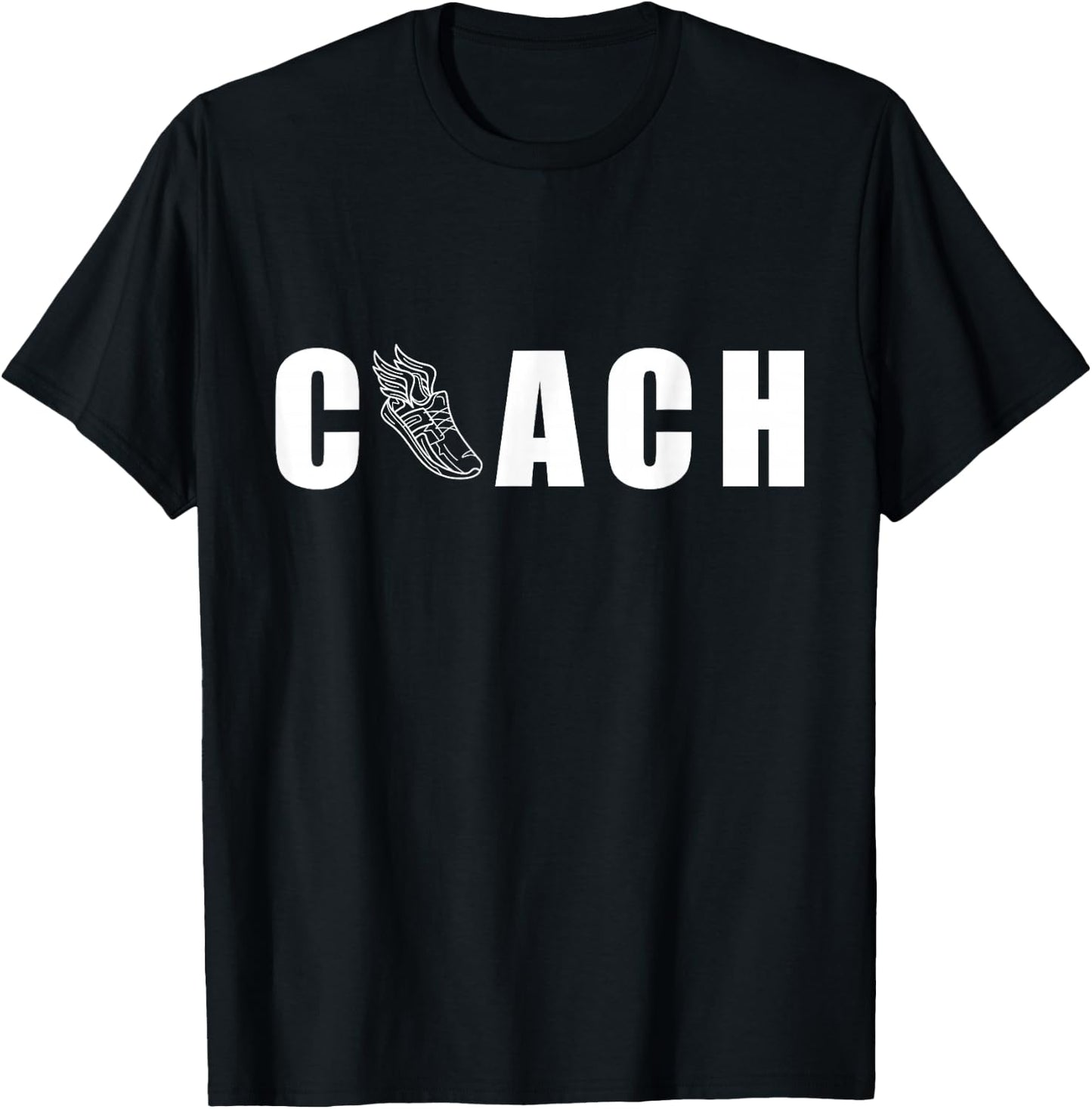 Cross Country Coach Funny Marathon Running Shoes XC Runner T-Shirt - T-Shirt | Black