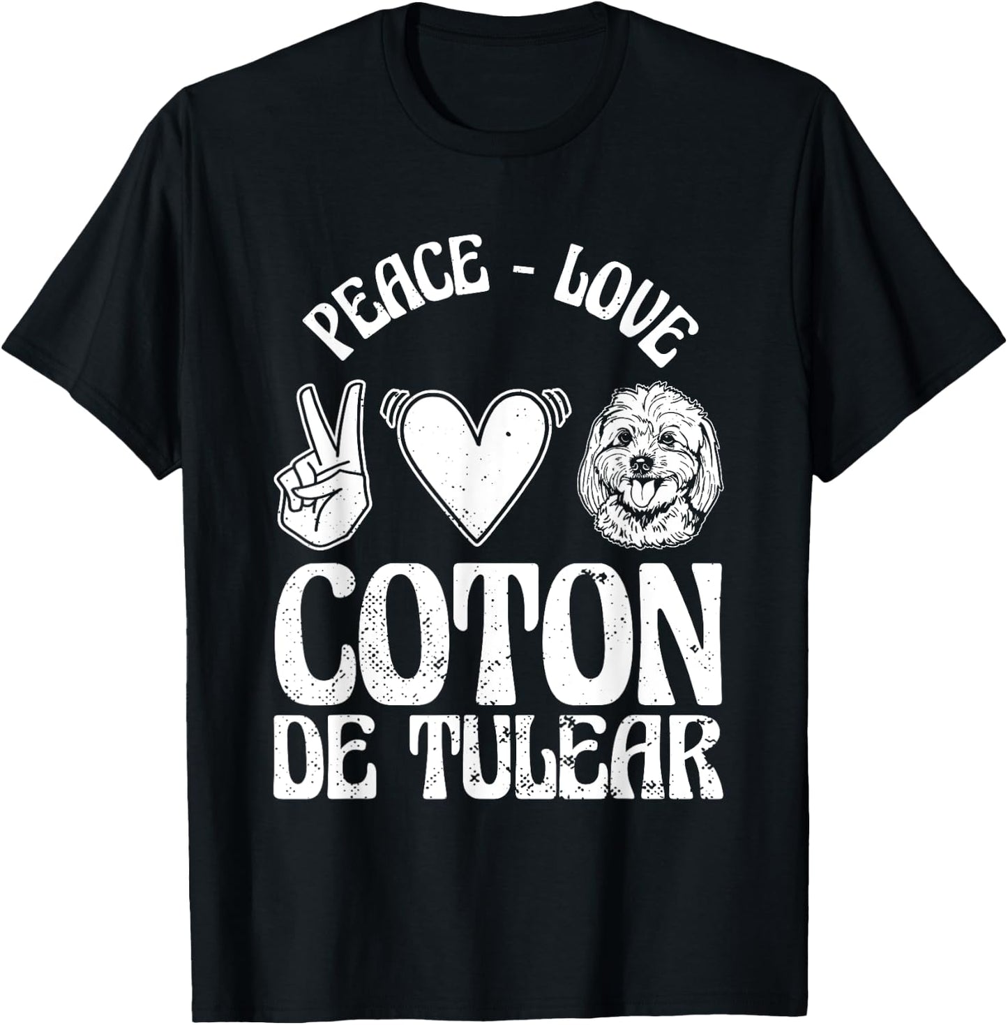 Coton De Tulear Lover Funny Dog Owner Pet Coton De Tulear Men Women Kids T-Shirt - T-Shirt | Black