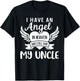 I Have an Angel in Heaven And I Call Him My Uncle Remember T-Shirt - T-Shirt | Black