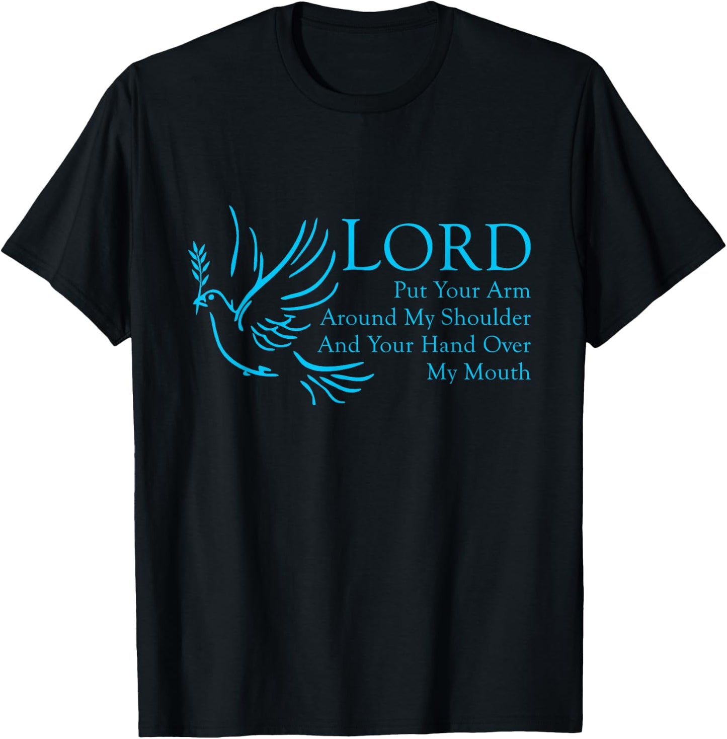 Funny Christian Quote Inspirational Religious Believer Gifts T-Shirt - T-Shirt | Black