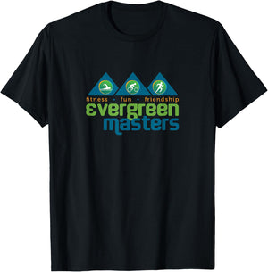 Evergreen Fitness Fun Friendship Team T-Shirt - T-Shirt | Black