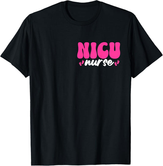 NICU Nurse Neonatal Intensive Care Unit Nursing T-Shirt - T-Shirt | Black