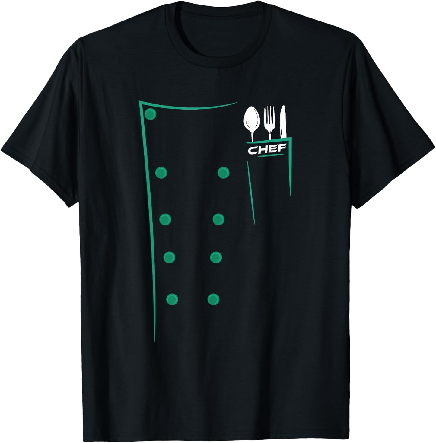 Chef Culinary Utensils Design Outfit T-Shirt - T-Shirt | Black