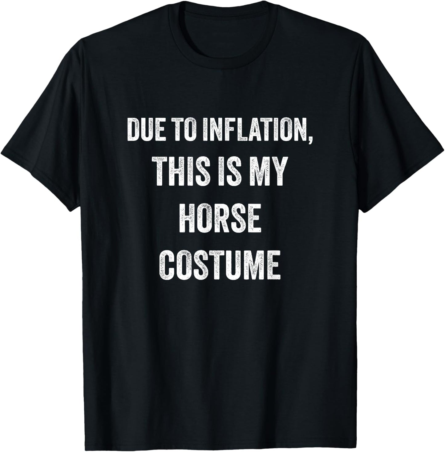 Horse Halloween Costume T-Shirt - T-Shirt | Black
