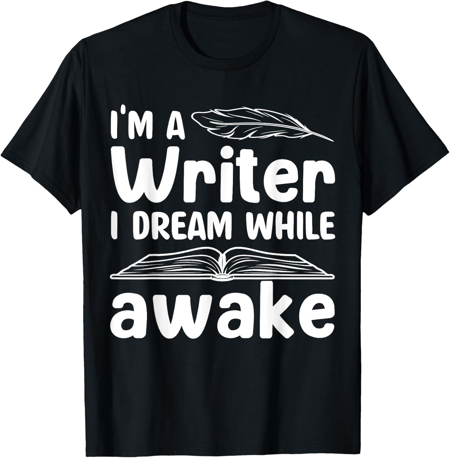 Writer Outfit Women Writing Lover Author Poet Writer T-Shirt - T-Shirt | Black