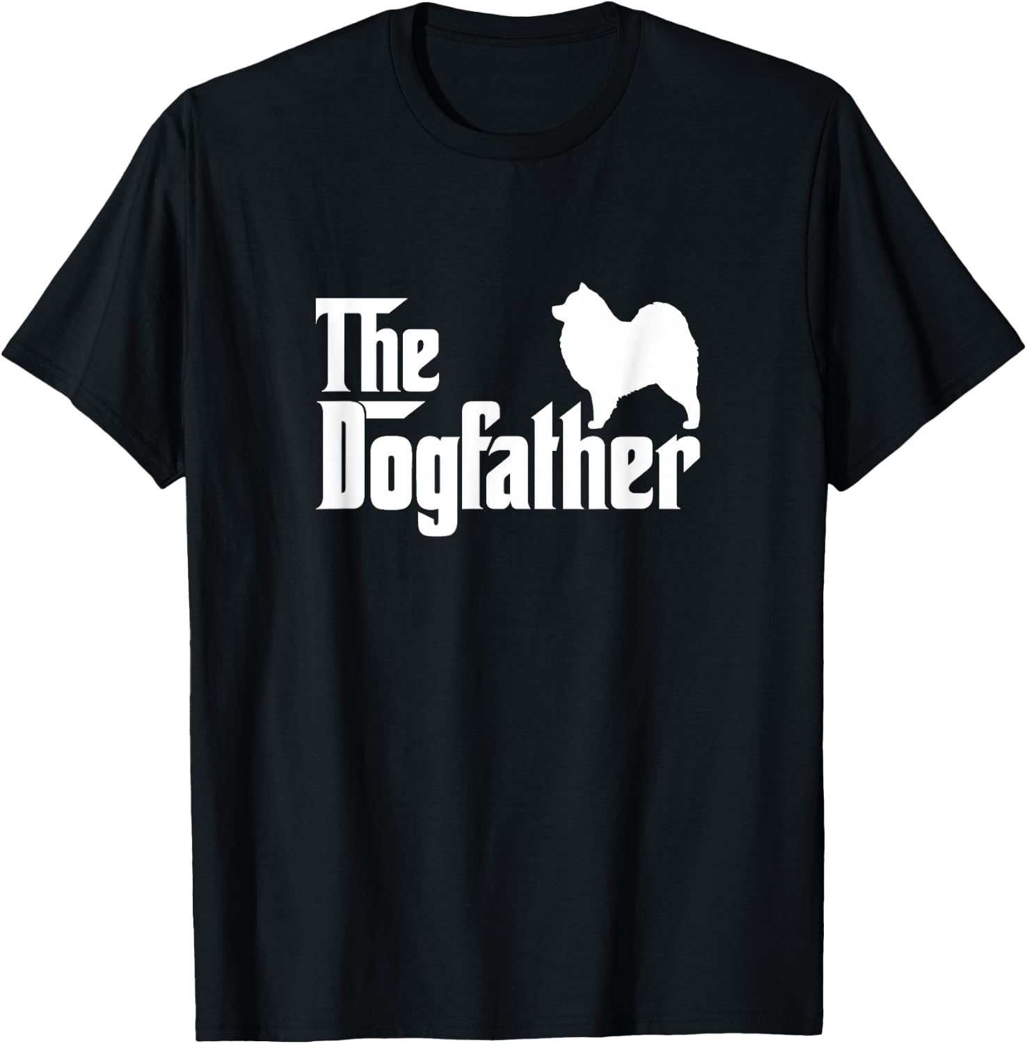 Samoyed Lover Gift DogFather T-Shirt - T-Shirt | Black